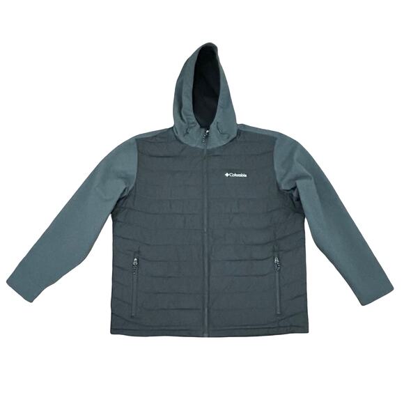 Columbia Men’s Puffer Thermal Coil Coat Hooded Coat Jacket Sz XL Outdoor Winter - Picture 1 of 9